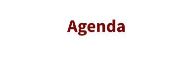 Agenda